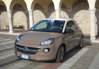 La Opel Adam in dotazione a Easy Driver all'8° Ecorally San Marino Città del Vaticano