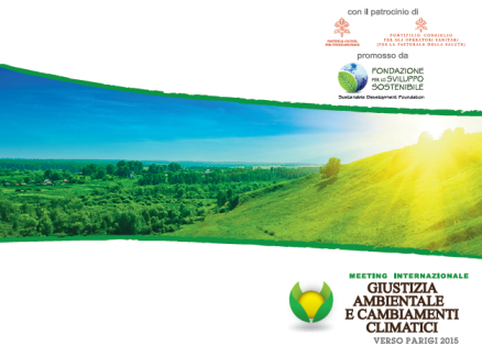 10 settembre, Roma, Meeting internazionale “Giustizia ambientale e cambiamenti climatici”