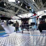 I droni in esposizione a Dronitaly